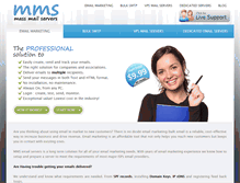 Tablet Screenshot of massmailservers.net